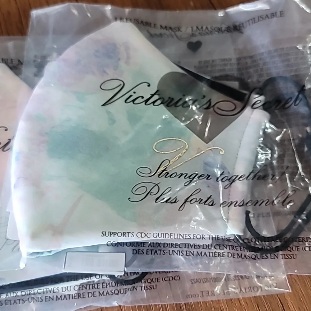 Victoria's secret cloth reusable face mask Tye Dye
